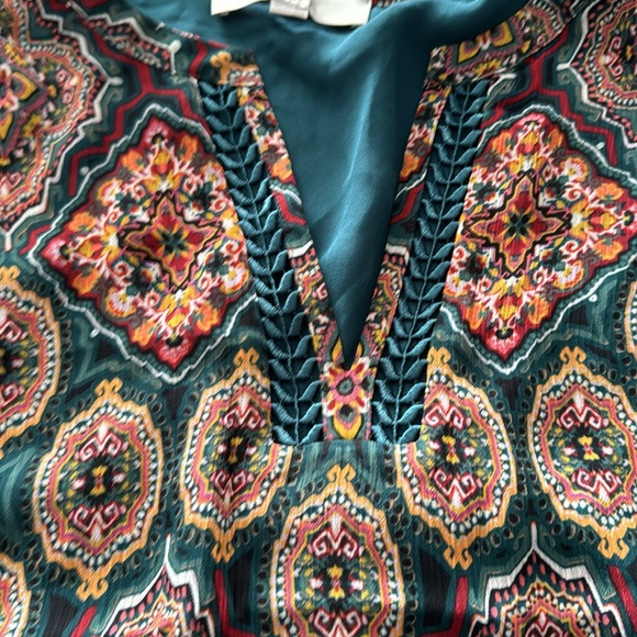LOFT Multicolor Patterned Blouse - Picture 3 of 4